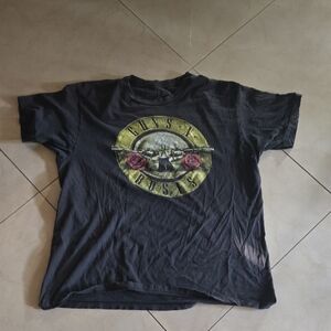 Vinatag Guns And Rose Black T-Shirt XL